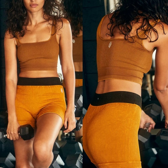 Free People Tops - Free people Happiness Runs Square Neck Crop XS/S